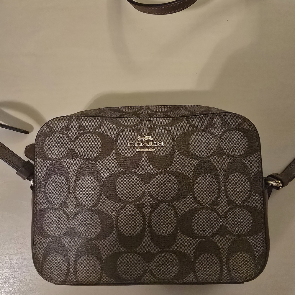 Coach Brown Crossbody Bag with Compact Design - Picture 2 of 5